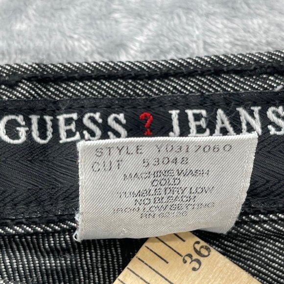 Guess Jeans Womens 30 Black 060 Boot Leg Vintage Made in USA 29.5" Inseam - Picture 14 of 15